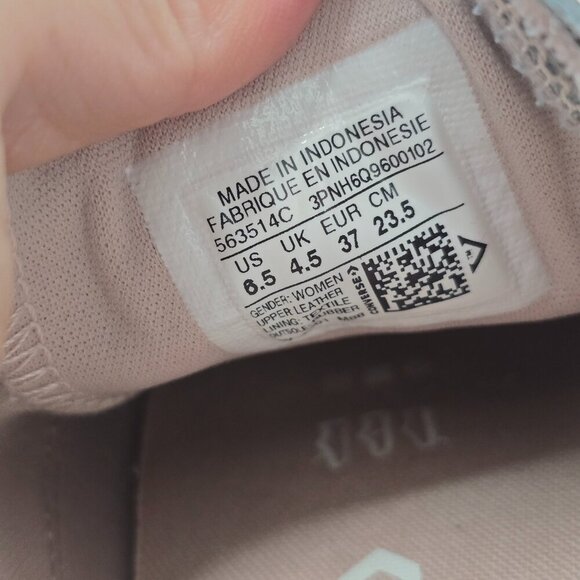 Converse | Chuck Taylor's All-Star pastel pink leather low-top sneakers WMS 6.5 - Picture 4 of 8